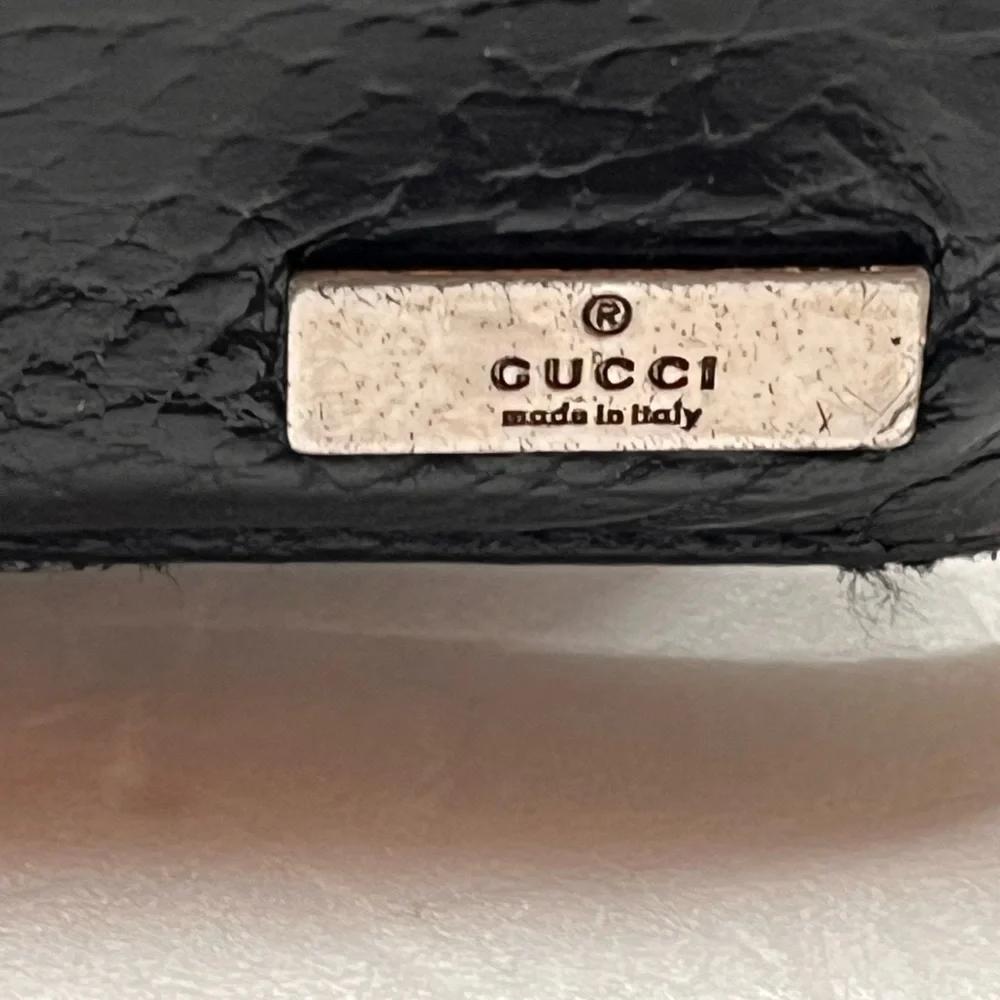 Gucci Men’s Wallet Pebble Leather Rehab